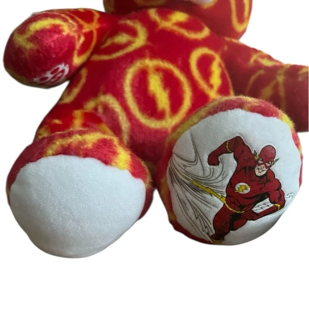 Build A Bear The Flash Plush DC Comics Justice League BABW Teddy Bear 16” 2018